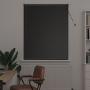 vidaXL Zsalugáter Redőnyök Fekete 130 x 105 cm Alumínium