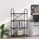 vidaXL Könyvespolc Fekete tölgy 80 x 30 x 146 cm Faanyag