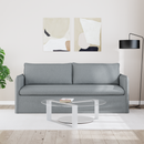 vidaXL Kanapé Világosszürke 196 x 82 x 85 cm szövet