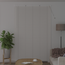 vidaXL Zsalugáter Redőnyök Fehér 220 x 140 cm Alumínium