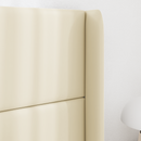 vidaXL Fejtámla Fül Krém 80 x 16 x 4 cm PVC