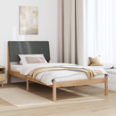 vidaXL Ágykeret fejtámlával Barna 100 x 200 cm Tömör fenyőfa