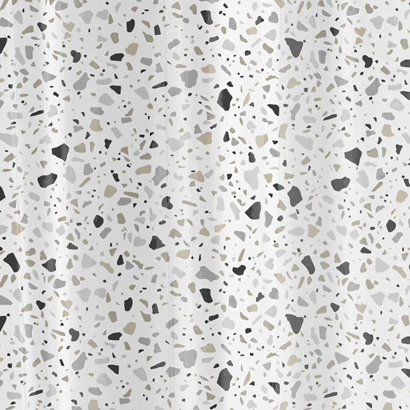 Zuhanyfüggöny - TERRAZZO - Impregnált textil - 180 x 200 cm