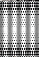 Zuhanyfüggöny - BLACK AND WHITE - Impregnált textil - 180 x 200 cm