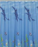 Zuhanyfüggöny - DOLPHIN - Impregnált textil - 180 x 200 cm
