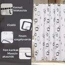 Zuhanyfüggöny - NEW GEOMETRY - Impregnált textil - 180 x 200 cm