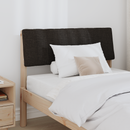 vidaXL Kárpitozott fejtámla Fekete 90 cm Tömör fenyőfa
