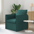vidaXL Kanapé Sötétzöld 75 x 82 x 85 cm szövet