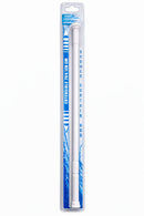 Zuhanyfüggönytartó-rúd - egyenes - állítható/ teleszkópos - fehér - 70-120 cm