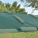 vidaXL Silótakaró Zöld 12 x 5 m HDPE