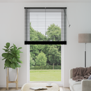 vidaXL Zsaluzia Fekete 213 x 120 cm 25 mm PVC