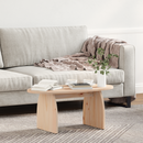 vidaXL Dohányzóasztal Barna 80 x 40 x 35 cm Tömör fenyőfa
