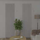 vidaXL Zsalugáter Redőnyök Fehér 220 x 65 cm Alumínium