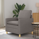 vidaXL Kanapé Tópszínű 76 x 81 x 87,5 cm Szövet