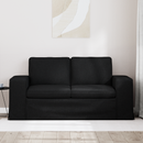 vidaXL Kanapé Fekete 162 x 80 x 82 cm szövet