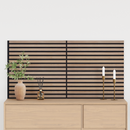 vidaXL Fali panelek 2 pcs Barna 60,5 x 60 cm