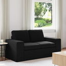 vidaXL Kanapé Fekete 162 x 80 x 82 cm szövet
