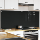 vidaXL Konyhai hátfal 2 pcs Fekete 80 x 60 cm edzett üveg