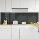 vidaXL Konyhai hátfal 2 pcs Sötétszürke 100 x 60 cm edzett üveg