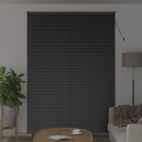 vidaXL Zsalugáter Redőnyök Fekete 220 x 155 cm Alumínium