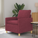 vidaXL Kanapé Bordó 76 x 81 x 87,5 cm Szövet