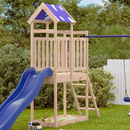 vidaXL Játék Torny Barna 52,5 x 110,5 x 215 cm Tömör fenyőfa