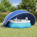 vidaXL Medence kupola 500 x 500 x 236 cm 185T poliészter PU bevonattal