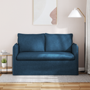 vidaXL Kanapé Kék 136 x 82 x 85 cm szövet