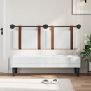 vidaXL Fali Fejtámla Falra szerelhető Fehér 150 x 55 x 5 cm Antik PU
