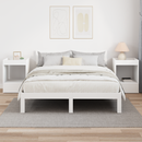 vidaXL Végasztal 2 pcs Fehér 40 x 40 x 56 cm Faanyag
