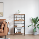 vidaXL Könyvespolc Öreg fa 60 x 29,5 x 115 cm Faanyag