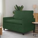 vidaXL Kanapé Dzsungel zöld 126 x 81 x 87,5 cm Szövet