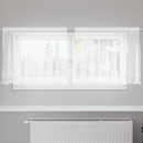 vidaXL Csipkés Függöny függönyökkel Fehér 200 x 120 cm Poliészter