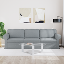 vidaXL Kanapé Világosszürke 245 x 82 x 80 cm szövet
