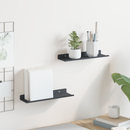 vidaXL Lebegő polc 2 pcs Antracit 30 x 9 x 2,5 cm Acél