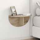vidaXL Falpolc 2 pcs Sonoma tölgy 48 x 24 x 24 cm Faanyag