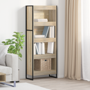 vidaXL Könyvespolc Sonoma 60 x 30 x 155 cm Faanyag