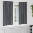 vidaXL Sötétítő függönyök 2 pcs Világosszürke 140 x 175 cm Bársony