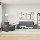 vidaXL Kanapé Szett 2 pcs Sötétszürke 222 x 80 x 82 cm szövet