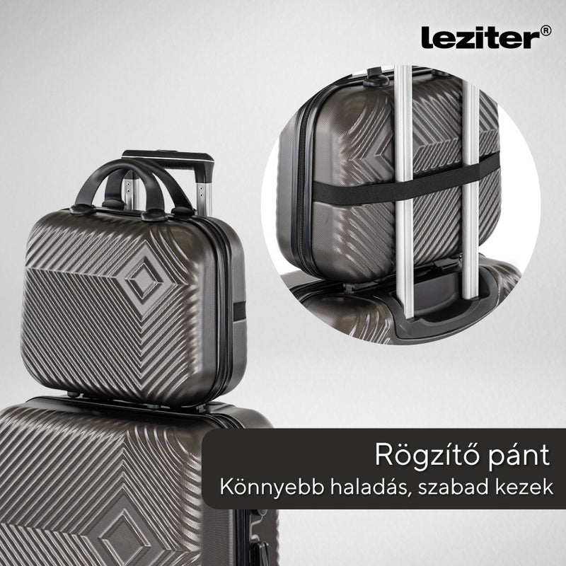 TraveLux Pro neszeszer keményfedeles 25x13x30 cm sötét szürke