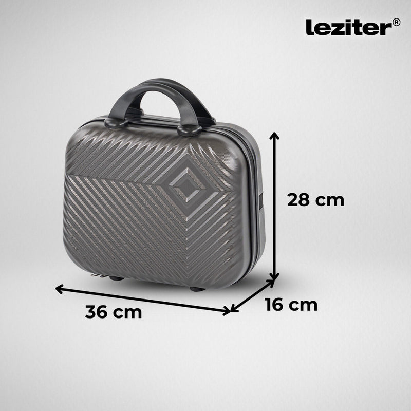 TraveLux Pro kézi bőrönd keményfedeles 30x16x24 cm sötét szürke