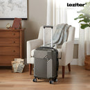 TraveLux Pro kézipoggyász keményfedeles levehető kerékkel 40x30x20 cm szürke