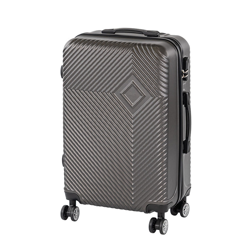 TraveLux Pro közepes bőrönd keményfedeles 42x65x24 cm sötét szürke