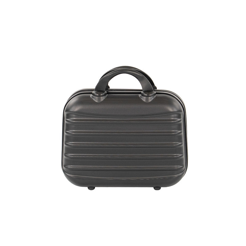 TraveLux Max kisméretű kézi bőrönd keményfedeles 28x36x16 cm fekete