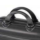 TraveLux Max kisméretű kézi bőrönd keményfedeles 28x36x16 cm fekete