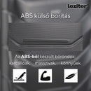 TraveLux Max kézipoggyász keményfedeles levehető kerékkel 40x30x20 cm fekete