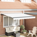 vidaXL Napernyő keret Fehér 300 x 250 cm Poliészter PU bevonattal