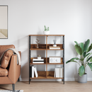 vidaXL Könyvespolc Öreg fa 82 x 32 x 112 cm Faanyag