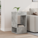 vidaXL Végasztal Beton Szürke 30 x 30 x 56 cm Faanyag