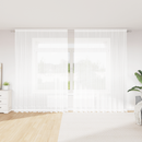 vidaXL Csipkés Függöny függönyökkel Fehér 300 x 300 cm Poliészter